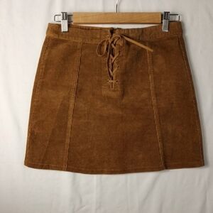 Forever 21 Brown Corduroy Skirt Size M